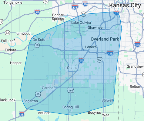 service area map